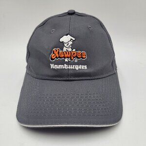 Kewpee Hamburgers Gray Adjustable Strapback Hat Cap Mens